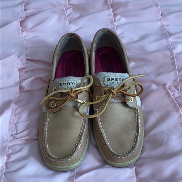 Sperry Top Sider tan glitter size 6 - Picture 2 of 7